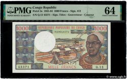 1000 Francs CONGO  1983 P.03e fST+