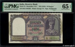 10 Rupees INDIA
  1943 P.024