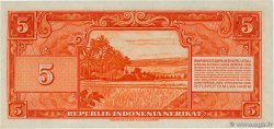 5 Rupiah INDONESIA  1950 P.036 AU