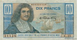 10 Francs Colbert AFRIQUE ÉQUATORIALE FRANÇAISE  1946 P.21 VF+