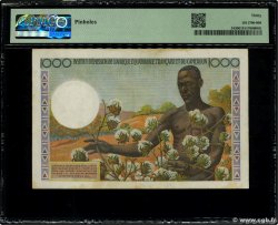 1000 Francs AFRIQUE ÉQUATORIALE FRANÇAISE  1957 P.34 SS
