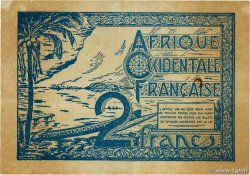 2 Francs FRENCH WEST AFRICA (1895-1958)  1944 P.35 VF