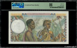 5000 Francs FRENCH WEST AFRICA  1950 P.43 FDC