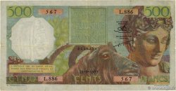 500 Francs ALGERIA  1955 P.106a F