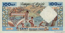 100 Nouveaux Francs ARGELIA  1961 P.121b MBC