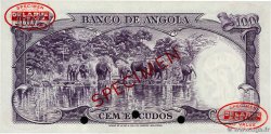 100 Escudos Spécimen ANGOLA  1956 P.089s pr.NEUF