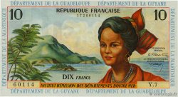 10 Francs FRENCH ANTILLES  1964 P.08b SC+