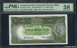 1 Pound AUSTRALIA  1961 P.34a AU
