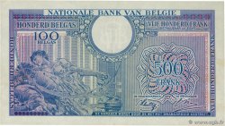 500 Francs - 100 Belgas BELGIUM  1943 P.124 XF