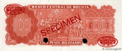 100 Pesos Bolivianos Spécimen BOLIVIA  1962 P.164s UNC