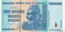 100 Trillions Dollars ZIMBABWE  2008 P.91