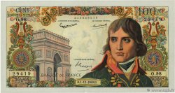 100 Nouveaux Francs BONAPARTE FRANKREICH  1960 F.59.09 VZ+