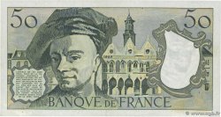 50 Francs QUENTIN DE LA TOUR Fauté FRANKREICH  1976 F.67.01 fVZ