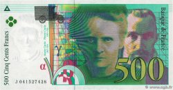 500 Francs PIERRE ET MARIE CURIE Sans STRAP Fauté FRANCE  1998 F.76f4.04