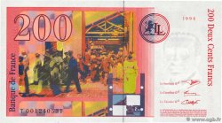 200 Francs FRÈRES LUMIÈRE Essai FRANCIA  1994 F.- FDC