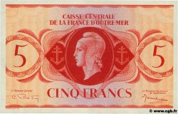 5 Francs AFRIQUE ÉQUATORIALE FRANÇAISE  1943 P.15c SPL