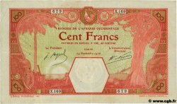 100 Francs DAKAR FRENCH WEST AFRICA Dakar 1926 P.11Bb VF-