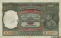 100 Rupees BURMA (VOIR MYANMAR)  1945 P.29b SS