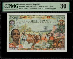 5000 Francs ZENTRALAFRIKANISCHE REPUBLIK  1980 P.11