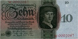 10 Reichsmark GERMANY  1924 P.175 AU