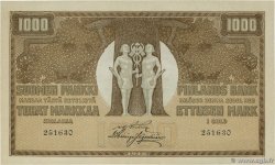 1000 Markkaa FINLAND  1918 P.041 UNC-