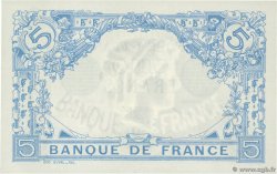 5 Francs BLEU FRANKREICH  1912 F.02.10 ST