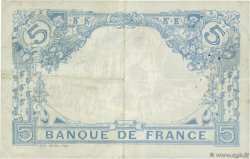 5 Francs BLEU FRANCIA  1913 F.02.20 MBC