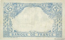 5 Francs BLEU FRANCIA  1916 F.02.37 MBC+