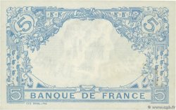 5 Francs BLEU lion inversé FRANCE  1916 F.02bis.04 XF