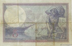 5 Francs FEMME CASQUÉE FRANCE  1917 F.03.01 pr.TTB
