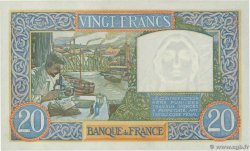 20 Francs TRAVAIL ET SCIENCE FRANKREICH  1942 F.12.21 fST+