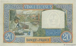 20 Francs TRAVAIL ET SCIENCE FRANCE  1942 F.12.21 VF+