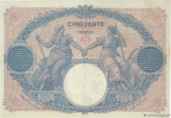 50 Francs BLEU ET ROSE FRANCIA  1906 F.14.18 EBC