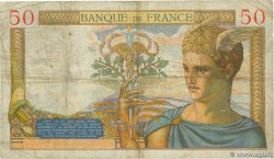 50 Francs CÉRÈS FRANCE  1934 F.17.01 VG