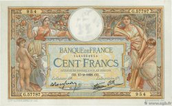 100 Francs LUC OLIVIER MERSON type modifié FRANCIA  1938 F.25.11 EBC+