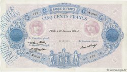 500 Francs BLEU ET ROSE FRANCE  1932 F.30.35 XF