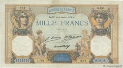1000 Francs CÉRÈS ET MERCURE FRANCE  1929 F.37.03 TB+