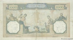 1000 Francs CÉRÈS ET MERCURE type modifié FRANCIA  1937 F.38.01 MBC+