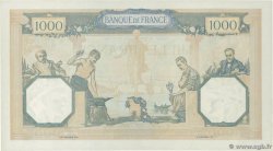 1000 Francs CÉRÈS ET MERCURE type modifié FRANKREICH  1938 F.38.32 fST+