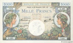 1000 Francs COMMERCE ET INDUSTRIE FRANCE  1940 F.39.02 pr.NEUF