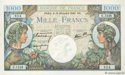 1000 Francs COMMERCE ET INDUSTRIE FRANCE  1940 F.39.03 AU+