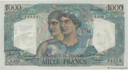 1000 Francs MINERVE ET HERCULE FRANCE  1948 F.41.21 NEUF