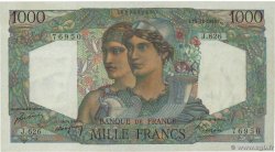 1000 Francs MINERVE ET HERCULE FRANCE  1949 F.41.30 SPL