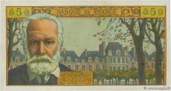 5 Nouveaux Francs VICTOR HUGO FRANCE  1959 F.56.02 AU-
