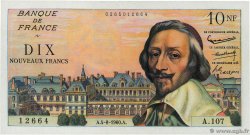 10 Nouveaux Francs RICHELIEU FRANCE  1960 F.57.09 AU