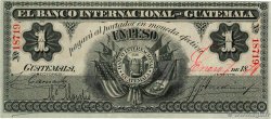 1 Peso GUATEMALA  1879 PS.151a fVZ