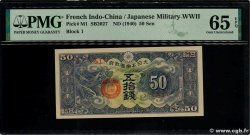 50 Sen FRENCH INDOCHINA  1940 P.M1 UNC