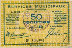 50 Centimes MOROCCO Casablanca 1919 P.-- XF+