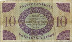 10 Francs SAN PEDRO Y MIGUELóN  1943 P.11 BC+