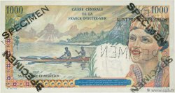 20 NF sur 1000 Francs Union Française Spécimen SAINT PIERRE AND MIQUELON  1960 P.34s AU